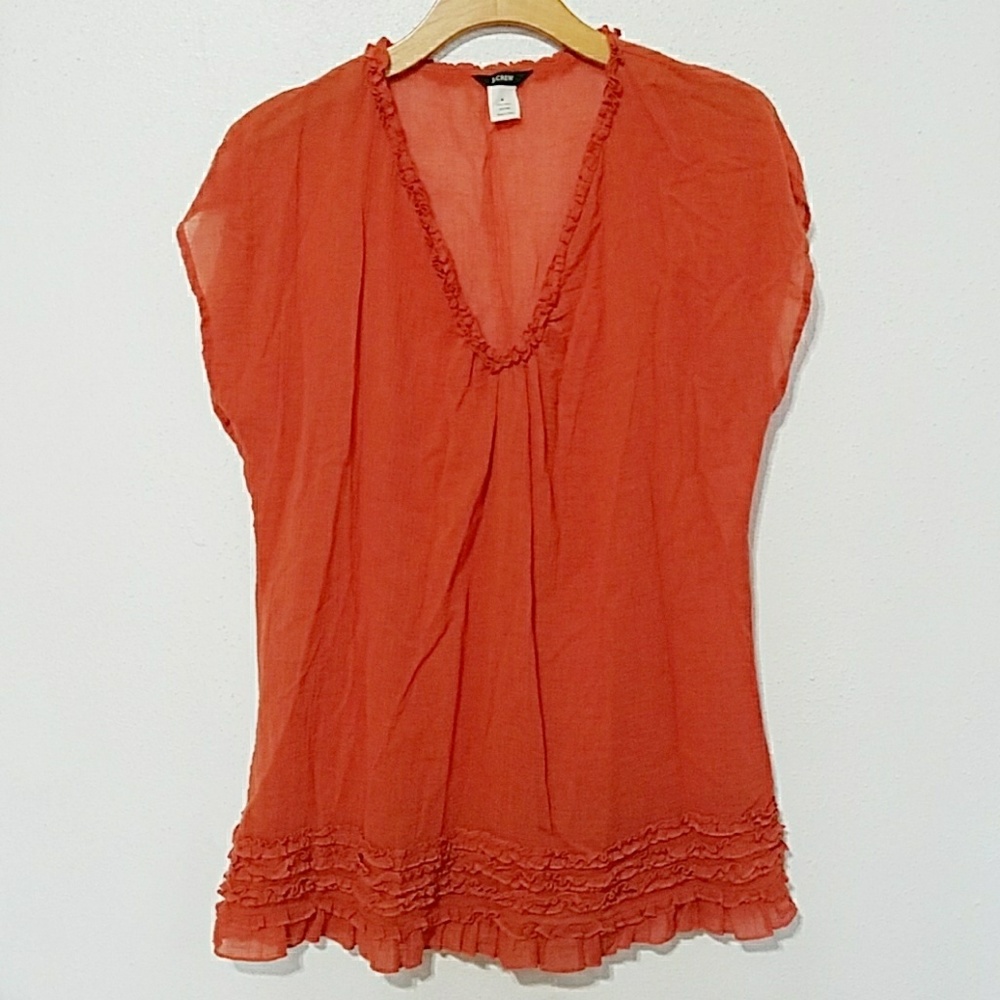 Final Markdown! J.Crew Orange Tunic